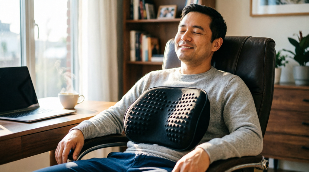 Professional Full-Body Massage Chair Pad (Shiatsu & Heat)